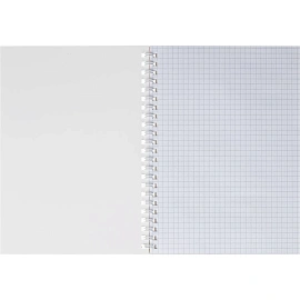 Бизнес-тетрадь Attache Economy Flakes pink А5 48 листов розовая/оранжевая в клетку на спирали (146x205 мм)