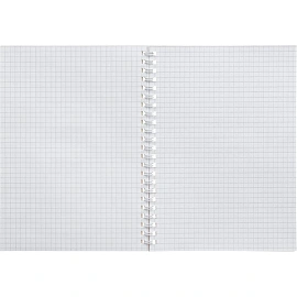 Бизнес-тетрадь Attache Economy Flakes pink А5 48 листов розовая/оранжевая в клетку на спирали (146x205 мм)