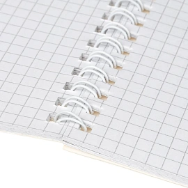 Бизнес-тетрадь Attache Economy Flakes pink А5 48 листов розовая/оранжевая в клетку на спирали (146x205 мм)