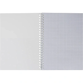 Бизнес-тетрадь Attache Economy Flakes blue А5 48 листов синяя/голубая в клетку на спирали (146x205 мм)