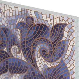 Бизнес-тетрадь Attache Мозаика синяя А5 80 листов в клетку на спирали (146x205 мм)