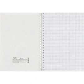 Бизнес-тетрадь Attache Мозаика синяя А5 80 листов в клетку на спирали (146x205 мм)