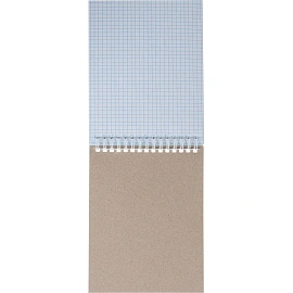 Блокнот Attache А5 60 листов зелёный в клетку на спирали