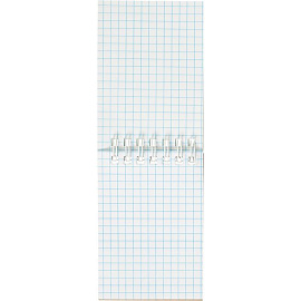 Блокнот Attache 60 листов черный в клетку на спирали (70х100 мм)