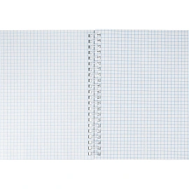 Бизнес-тетрадь Attache А5 80 листов черный в клетку на спирали (140х195 мм)