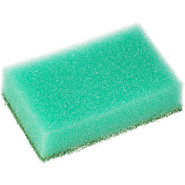 Губка для посуды Paclan поролон 8x5 см с абразивным слоем (10 штук в упаковке)