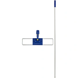 Швабра флаундер (плоская) ЭкоКоллекция без насадки рукоятка 140 см сталь/пластик