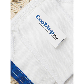 Насадка МОП для швабры-флаундера (плоской) ЭкоКоллекция хлопок 40x11 см бежевая