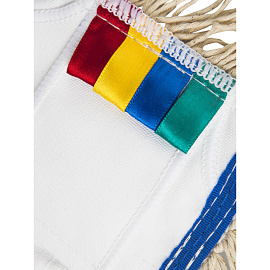 Насадка МОП для швабры-флаундера (плоской) ЭкоКоллекция хлопок 40x11 см бежевая