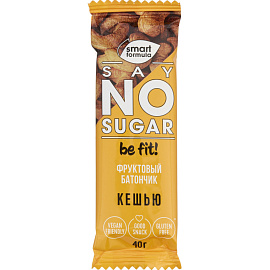 Батончик мюсли Smart Formulа Cashew фруктовый (15 батончиков по 40 г)