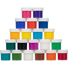 Краски акриловые Луч набор 20 цветов по 20 мл глянцевые