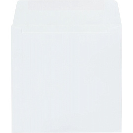 Конверт цветной для CD Packpost 125x125 мм 90 г/кв.м ассорти декстрин (50 штук в упаковке)