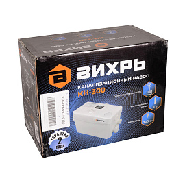 Насос канализационный Вихрь КН-300 (68/9/1) фото Насос канализационный Вихрь КН-300 (68/9/1)
