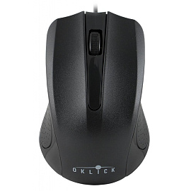 Мышь проводная Oklick 225M черная (997791)
