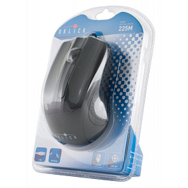 Мышь проводная Oklick 225M черная (997791)