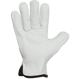 Перчатки рабочие защитные Диггер кожаные серые (размер 10.5 (XL))