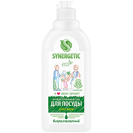Средство для мытья посуды Synergetic Антибактериальное Алоэ Вера 500 мл
