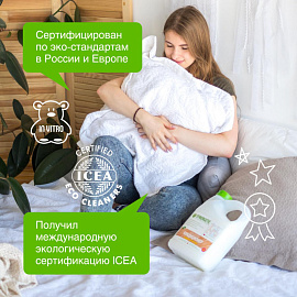 Кондиционер для белья Synergetic Миндальное молочко 2.75 л фото Кондиционер для белья Synergetic Миндальное молочко 2.75 л