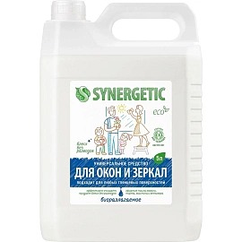 Средство для стекол и зеркал Synergetic 5 л