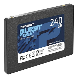 SSD накопитель Patriot Memory Burst Elite 240 ГБ (PBE240GS25SSDR)