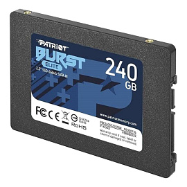 SSD накопитель Patriot Memory Burst Elite 240 ГБ (PBE240GS25SSDR)