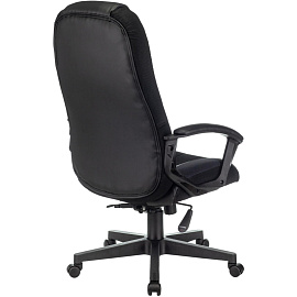 Кресло игровое Zombie Viking 9 серое/чёрное (экокожа/ткань, пластик)