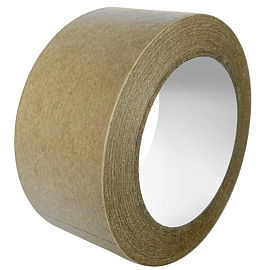 Клейкая лента упаковочная крафт 48 мм x 50 м коричневая морозостойкая (4 штуки в упаковке)
