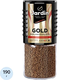 Кофе растворимый сублимированный Jardin Gold 190 г (стеклянная банка)