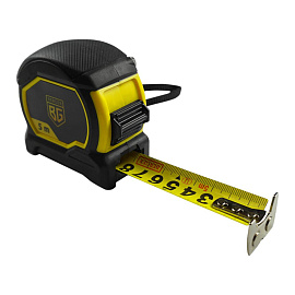 Рулетка измерительная BERGER BG1352 5мx25мм сталь/нейлон с магнитным зацепом