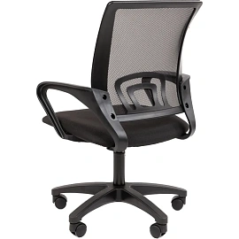 Кресло офисное Chairman 696LT черное (сетка/ткань, пластик)