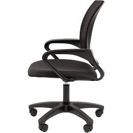 Кресло офисное Chairman 696LT черное (сетка/ткань, пластик)