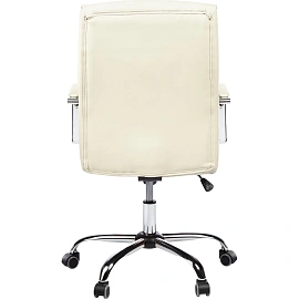 Кресло для руководителя Easy Chair 509 TPU бежевое (экокожа, металл)