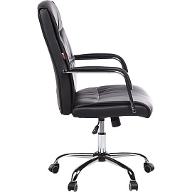 Кресло для руководителя Easy Chair 509 TPU чёрное (экокожа, металл)