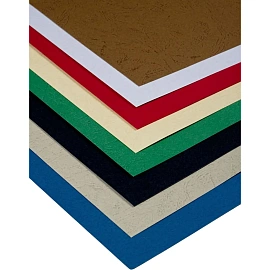 Обложки для переплета картонные ProfiOffice A4 270 г/кв.м белые текстура кожа (100 штук в упаковке)