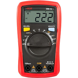Мультиметр Rgk DM-12 цифровой (776561)