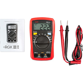 Мультиметр Rgk DM-12 цифровой (776561)