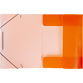 Папка на резинках Attache Neon А4 20 мм пластиковая до 150 листов оранжевая (толщина обложки 0.5 мм)