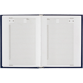 Ежедневник недатированный Attache Economy бумвинил А6 128 листов синий фото Ежедневник недатированный Attache Economy бумвинил А6 128 листов синий