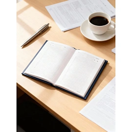 Ежедневник недатированный Выбор есть (Attache Economy) бумвинил А6 128 листов синий