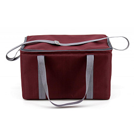 Термосумка ТерПак для пикника полиэстер бордовая 40x25x25 см