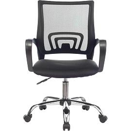 Кресло офисное Бюрократ CH-695NLTSL черное (сетка/ткань, металл) фото Кресло офисное Бюрократ CH-695NLTSL черное (сетка/ткань, металл)