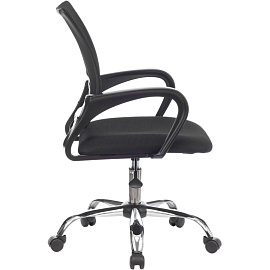 Кресло офисное Бюрократ CH-695NLTSL черное (сетка/ткань, металл) фото Кресло офисное Бюрократ CH-695NLTSL черное (сетка/ткань, металл)