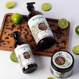 Скраб для тела Synergetic Кофе и зелёный лайм 300 мл