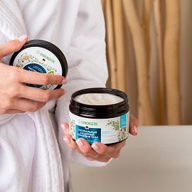 Скраб для тела Synergetic Кокос и масло макадамии 300 мл