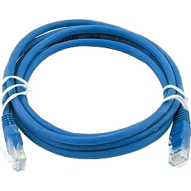 Патч-корд витая пара ExeGate UTP-RJ45-RJ45-5e-1M-BL 5e 1 м
