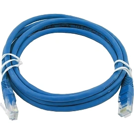 Патч-корд витая пара ExeGate UTP-RJ45-RJ45-5e-3M-BL 5e 3 м