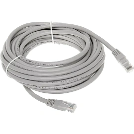 Патч-корд витая пара ExeGate UTP-RJ45-RJ45-5e-5M-GY 5e 5 м