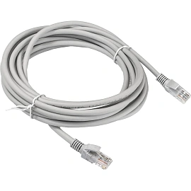 Патч-корд витая пара ExeGate UTP-RJ45-RJ45-5e-7,5M-GY 5e 7,5 м