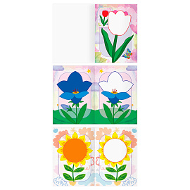 Раскраска пальчиковая с цв. фоном А5, 8 стр., ТРИ СОВЫ "Рисую пальчиками. Выпуск 1