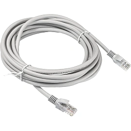 Патч-корд витая пара ExeGate UTP-RJ45-RJ45-C6-CU-5M-GY 6 5 м